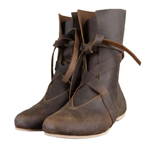 EGSDMNVSQ Stiefel Herren Mittelalter Stiefel Renaissance Steampunk Schuhe Westernstiefel Klassische Boots Biker Freizeitschuhe EGSDMNVSQ Stiefel Herren Mittelalter Stiefel Renaissance Steampunk Schuhe Westernstiefel Klassische Boots Biker Freizeitschuhe von EGSDMNVSQ