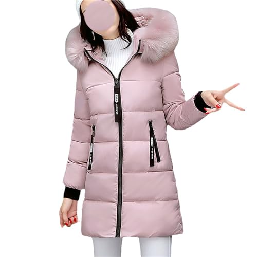 EGSDMNVSQ Winterjacke Damen Daunenjacke Mit Kunstfell Kapuze Lange Steppjacke Slim Fit Reißverschluss Parka Jacke Winddichte Wintermantel Warme Puffermantel Freizeit Übergangsjacke EGSDMNVSQ Winterjacke Damen Daunenjacke Mit Kunstfell Kapuze Lange Steppjacke Slim Fit Reißverschluss Parka Jacke Winddichte Wintermantel Warme Puffermantel Freizeit Übergangsjacke von EGSDMNVSQ