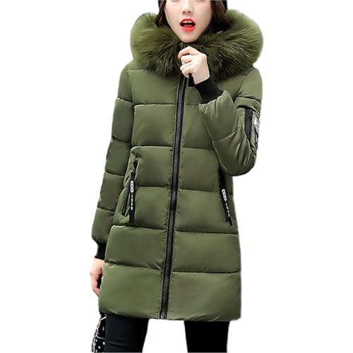 EGSDMNVSQ Winterjacke Damen Daunenjacke Mit Kunstfell Kapuze Lange Steppjacke Slim Fit Reißverschluss Parka Jacke Winddichte Wintermantel Warme Puffermantel Freizeit Übergangsjacke EGSDMNVSQ Winterjacke Damen Daunenjacke Mit Kunstfell Kapuze Lange Steppjacke Slim Fit Reißverschluss Parka Jacke Winddichte Wintermantel Warme Puffermantel Freizeit Übergangsjacke von EGSDMNVSQ