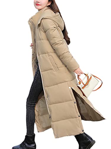 EGSDMNVSQ Wintermantel Damen Mäntel Daunenjacke Lang Mantel Daunenmantel Steppmantel Mit Kapuze Warm Parka Winterjacke Winter Mantel von EGSDMNVSQ