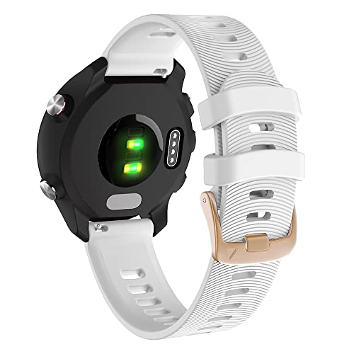 EGSDSE 20 mm für Garmin Vivoactive 3 3t Forerunner 245/645/158/55/Venu/Venu2 Plus/GarminMove Sport Roségold Stahlschnallenzubehör, 20mm For Vivoactive 3 3t, Achat von EGSDSE