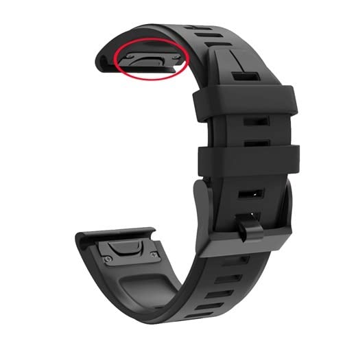 EGSDSE 22 x 26 mm Silikon-Smart-Armband für Garmin Fenix 7 7X 6 6X Pro 5 5X Plus 3HR Enduro Tactix 7 Pro Schnellverschluss-Armbänder, FOR Mk1/MK2, Achat von EGSDSE