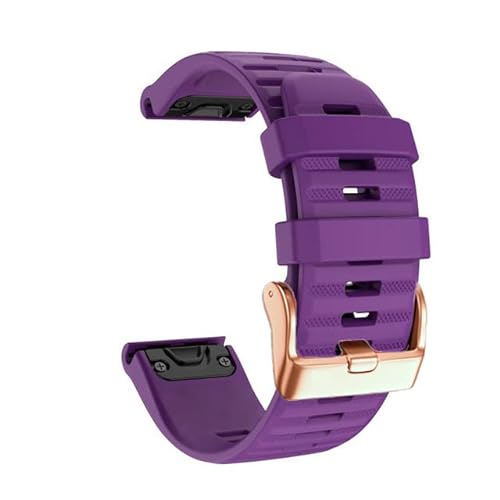 EGSDSE Smartwatch-Armband für Garmin Fenix 7S 7 7X 6 6S 6XPro 5X 5 5SPlus 3HR 935 Enduro Schnellverschluss-Armband aus Silikon, 20 / 22 / 26 mm, 26mm Fenix 5X 5XPlus, Achat von EGSDSE