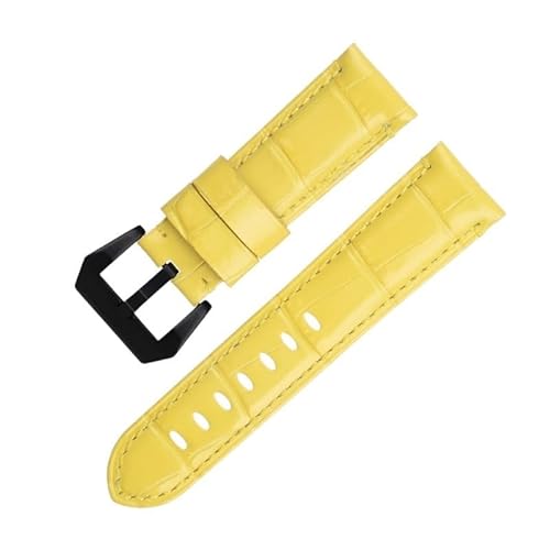 EGSDSE Uhrenarmband für Panerai-Armband für PAM441/438-Serie, weiches Rindsleder, echtes Bambusleder, 20 mm, 22 mm, 24 mm, 22 mm, Achat von EGSDSE