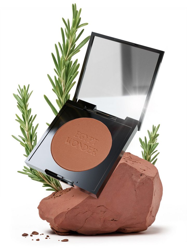EGYPT-WONDER Make-up Compact Matt, Zartes Finish, ohne Duftstoffe, perfekter Teint von EGYPT-WONDER