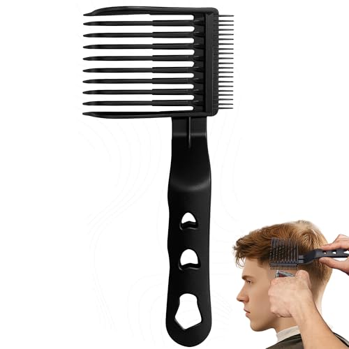 Blend Friend Professioneller Fade Kamm, schwarzer Friseur-Haarschneidekamm für Männer und Jungen, Selbst-Haarschnitt-Werkzeuge zum Verblassen und Verblenden, Salon oder zu Hause Blend Friend Professioneller Fade Kamm, schwarzer Friseur-Haarschneidekamm für Männer und Jungen, Selbst-Haarschnitt-Werkzeuge zum Verblassen und Verblenden, Salon oder zu Hause von EHBELIF