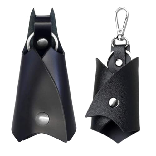 2-Teilige Schwarze Fledermaus-Schlüsseltasche, Schlüsselaufbewahrungstasche, Klassische Fledermausform, Ölbeständig Und Schmutzabweisend, Leicht Und Einfach Zu Tragen, Geeignet Für Modeliebhaber von EHDWXVZM