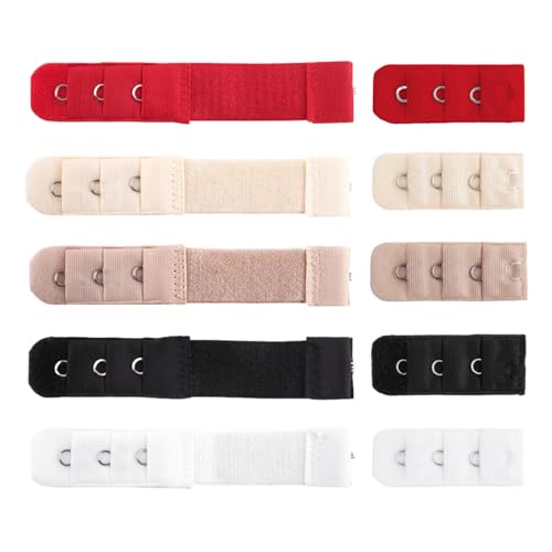 EHDWXVZM 10 Stücke Elastische Verlängerungsschnalle, Stretch Extender, Komfortable Und Elastische, Kreative Einreißige, Einstellbare Erweiterung Für Frauen-Bh. EHDWXVZM 10 Stücke Elastische Verlängerungsschnalle, Stretch Extender, Komfortable Und Elastische, Kreative Einreißige, Einstellbare Erweiterung Für Frauen-Bh. von EHDWXVZM