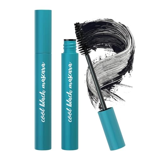 EHIOG Schwarze Wimperntusche, Der dreieckige Bürstenkopf lässt sich leicht bürsten, ohne zu verklumpen, und der langanhaltende Make-up-Effekt ist wasserfest und verschmiert nicht von EHIOG