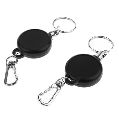 EHJRE 35 Mm Schlüsselanhänger mit Einziehbarem Clip – 2er Pack, 5 STK. EHJRE 35 Mm Schlüsselanhänger mit Einziehbarem Clip – 2er Pack, 5 STK. von EHJRE