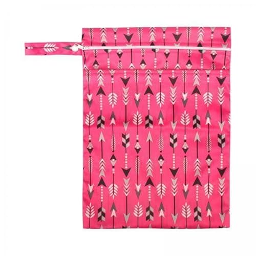 EHJRE 5X Windeltasche Handtasche Säuglingswindeltasche Tragbare wasserdichte Bedruckte Tasche Kinderwagen Windelaufbewahrungstasche Babywindeltasche für Rei von EHJRE