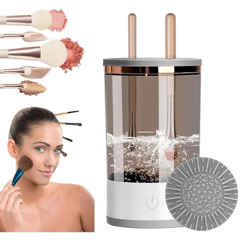 Brushly Pro Kosmetikpinselreiniger, elektrisch, bürstenförmig, Tiefenreinigung, USB-betrieben, automatisch, drehend, Make-up-Pinselreiniger, Geschenk für Frauen und Mädchen (1 Stück) von EHOTER