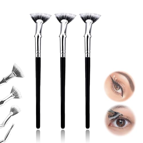 Dolly Mascara-Fächerpinsel, Wimperntusche-Fächerpinsel, Anjoize Anjoize Wimpernbürste, schafft makellose, klumpenfreie Wimpern (3 Stück) von EHOTER