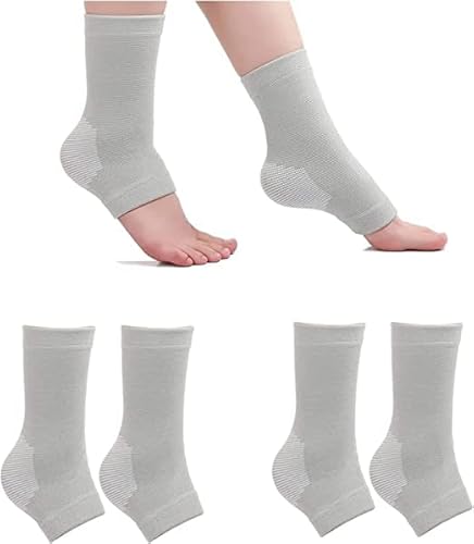 EHOTER Bambus-Kompressionssocken, Bambus-Anti-Ermüdungs-Socken, beruhigen Socken für Neuropathie-Schmerzlinderung beim Schlafengehen, Plantarfasziitis, Fußgewölbeunterstützungssocken für Damen und von EHOTER