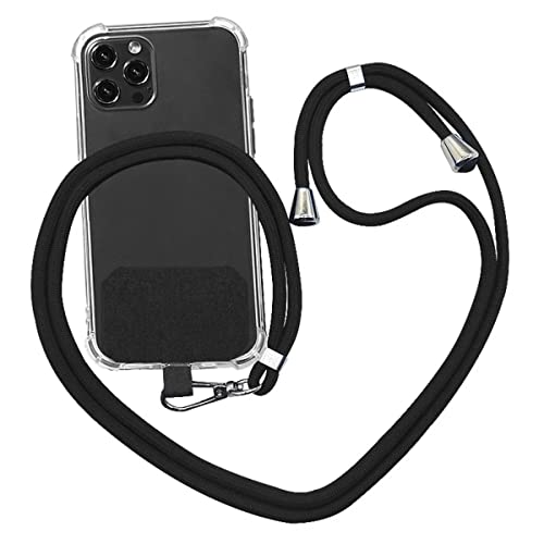 EHOTER Crossbody Handy Universal Lanyard Patch Handykette Schlüsselband Umhängeband Umhängen Telefon Halsband Lanyard Abnehmbarem Verstellbarem Halsband Kompatibel Meisten Smartphones von Ehoter