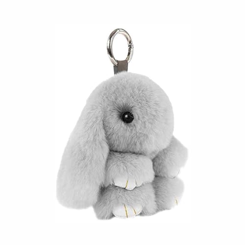 EHOTER Plüsch Kaninchen Schlüsselanhänger Süß Hase Taschenanhänger Flauschig Weich Osterhase Schlüsselbund Schlüsselring Auto Handtasche Ornamente Valentinstag Ostern Muttertag Geschenk (B) von EHOTER