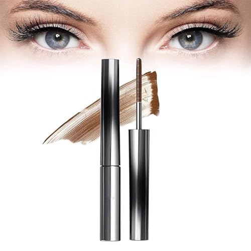 Judy Doll Mascara Judydoll 3D Curling Eyelash Iron Wimperneisen-Mascara Classic Wasserdicht Mascara mit Metallbürste für Lockig Dick Wimpern Damen Frauen Mädchen Geschenk (Braun) von EHOTER