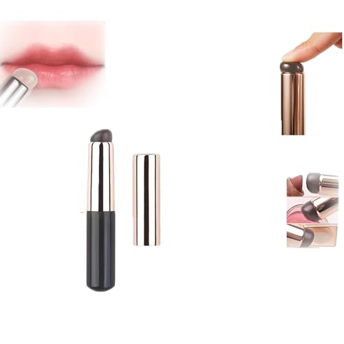 Mini Concealer Lippenölpinsel Für Concealer Silikon Make-up Pinsel Silikon-Make-up-Applikator Silikon-Lippenpinsel Silikon-Lippenpinsel Mit Deckel Damen Frauen Mädchen Geschenk (B) von EHOTER