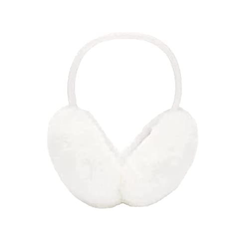 Ohrenwärmer Winter Plüsch Ohrenschützer Flauschig Earmuffs Faltbar Warm Unisex Kunstpelz Ohrenschützer Niedlich Outdoor Ohrschutz Pelzig Ohrenschützer Damen Herren Kinder Geschenk (A,Einheitsgröße) von EHOTER