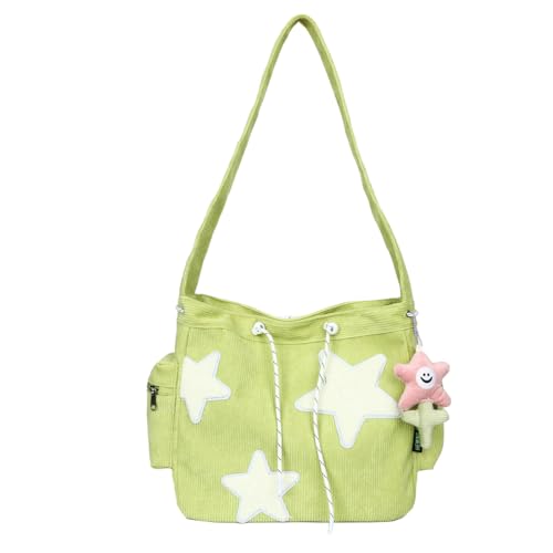 Süße Stern-Umhängetasche, ästhetisch, Y2K, Kawaii, Kuriertasche, Nylon, Sterne, Umhängetasche, Tragetasche für Damen, Herren, Teenager, Mädchen, grün, 1 Süße Stern-Umhängetasche, ästhetisch, Y2K, Kawaii, Kuriertasche, Nylon, Sterne, Umhängetasche, Tragetasche für Damen, Herren, Teenager, Mädchen, grün, 1 von EHOTER