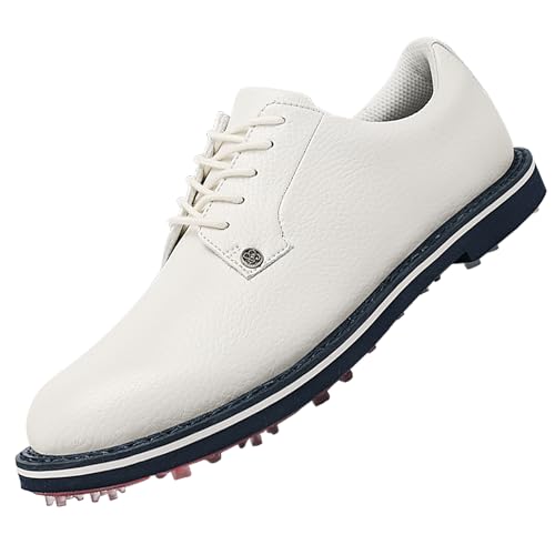 EHQZN Herren-Golfschuhe, spikeless wasserdicht, atmungsaktiv, spikeless Golfschuhe, rutschfest, Größe 41-47, Weiss/opulenter Garten, 44.5 EU EHQZN Herren-Golfschuhe, spikeless wasserdicht, atmungsaktiv, spikeless Golfschuhe, rutschfest, Größe 41-47, Weiss/opulenter Garten, 44.5 EU von EHQZN