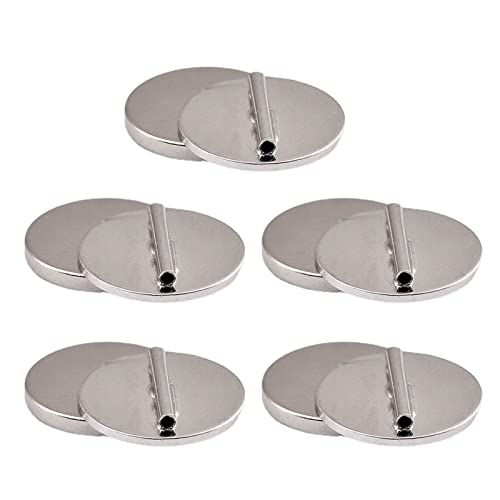 EHZBRCN 5pcs Starker Magnetbrosch Pin Schadenfreier Kleidung Magnet Schnalle Krawatte Kleidung Kleidung Brosche Adapter EHZBRCN 5pcs Starker Magnetbrosch Pin Schadenfreier Kleidung Magnet Schnalle Krawatte Kleidung Kleidung Brosche Adapter von EHZBRCN