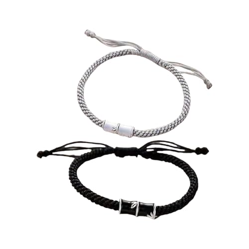 EHZBRCN Benutzerfreundlich Bambusknoten Geflochtene Armbänder Eleganter Armband Charme Für Paare Die Gemeinsam Einen Besonderen Moment Feiern EHZBRCN Benutzerfreundlich Bambusknoten Geflochtene Armbänder Eleganter Armband Charme Für Paare Die Gemeinsam Einen Besonderen Moment Feiern von EHZBRCN