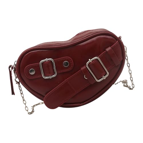 EHZBRCN Frauen Umhängetasche PU Leder Crossbody Bag Koreanische Stile Handtasche Herzförmige Boten Für Tägliche Reisen Frauen Schulter Herzhaftes Crossbody Koreanische Stile Pendeln EHZBRCN Frauen Umhängetasche PU Leder Crossbody Bag Koreanische Stile Handtasche Herzförmige Boten Für Tägliche Reisen Frauen Schulter Herzhaftes Crossbody Koreanische Stile Pendeln von EHZBRCN