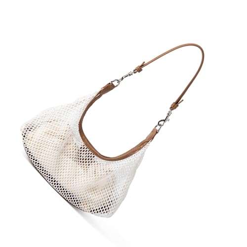 Moderne Koreanisch Inspirierte Gewebte Netto Unterarm Geldbörse Abnehmbarer Umhängetasche Geräumige Handtasche Praktische Tägliche Trage Modische Gewebte PU Achselhöhle Tasche von EHZBRCN