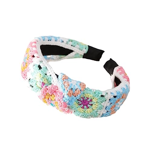 Weiche Frauen Blumenhaarbänder Wrap Floral Headwraps Exquisites Handgewebtes Stirnband Bandana Haarband Für Urlaub Weiche Frauen Blumenhaarbänder Wrap Floral Headwraps Exquisites Handgewebtes Stirnband Bandana Haarband Für Urlaub von EHZBRCN