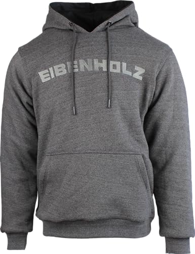 EIBENHOLZ stichhemmender Kapuzenpullover Protective Hoodie, dunkelgrau, Gr. XS von EIBENHOLZ