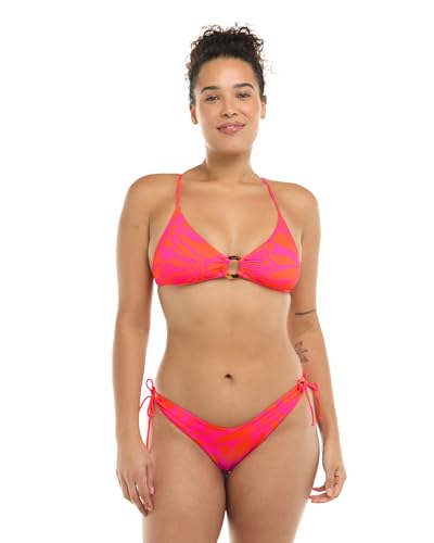 EIDON Damen Standard Leah High Cut V-Front Tie Side Freche Bikinihose Badeanzug, Freigeist, XL von EIDON