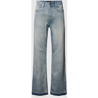 EIGHTYFIVE Relaxed Fit Jeans mit Knopf- und Reißverschluss in Jeansblau, Größe 36 von EIGHTYFIVE