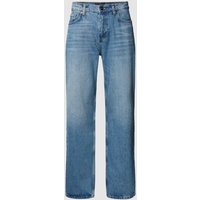 EIGHTYFIVE Straight Fit Jeans im Used-Look in Blau, Größe 30 von EIGHTYFIVE