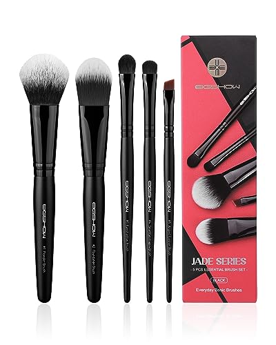 EIGSHOW 5 Stück Make up Pinsel Set, wesentliche grundlegende Schminkpinsel, Puder Stiftung Schatten Eyeliner-Pinsel für das tägliche Make-up (schwarz) EIGSHOW 5 Stück Make up Pinsel Set, wesentliche grundlegende Schminkpinsel, Puder Stiftung Schatten Eyeliner-Pinsel für das tägliche Make-up (schwarz) von EIGSHOW