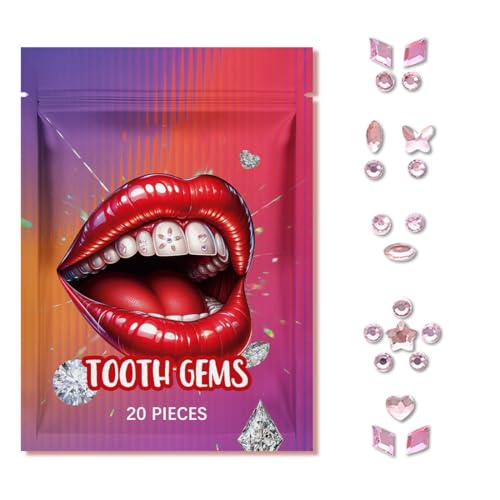 EIH1 20 Stück Zahnschmuck,Zahnstein Schmuck,Tooth Gem Kit,Dekorative Zahnaufkleber, Lächeln Verstärken,Tragbare Kristall-Zahnbohrer,Geschenke für Damen,Mädchen EIH1 20 Stück Zahnschmuck,Zahnstein Schmuck,Tooth Gem Kit,Dekorative Zahnaufkleber, Lächeln Verstärken,Tragbare Kristall-Zahnbohrer,Geschenke für Damen,Mädchen von EIH1