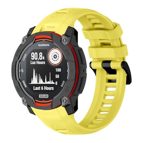 Kompatibel mit Garmin Instinct 3 Uhrenarmband, 45 mm, 50 mm, 22 mm, 26 mm, robustes, weiches Silikon-Sportarmband für Garmin Instinct 3 Solar-Amoled-Armband, für Herren und Damen, wasserdichtes Kompatibel mit Garmin Instinct 3 Uhrenarmband, 45 mm, 50 mm, 22 mm, 26 mm, robustes, weiches Silikon-Sportarmband für Garmin Instinct 3 Solar-Amoled-Armband, für Herren und Damen, wasserdichtes von EIHAIHIS