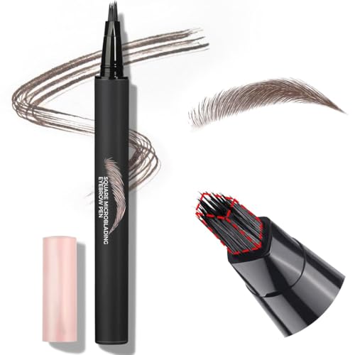 EIHI 1 Stück Augenbrauenstift Schnelle Augenbrauen In 3 Minuten, Microblading Augenbrauenstift Dauerhaft, Schnell Trocknend, Natürliche Outlining Filling Eyebrow Makeup (A) von EIHI