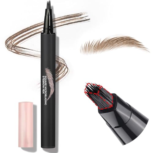 EIHI 1 Stück Augenbrauenstift Schnelle Augenbrauen In 3 Minuten, Microblading Augenbrauenstift Dauerhaft, Schnell Trocknend, Natürliche Outlining Filling Eyebrow Makeup (B) von EIHI