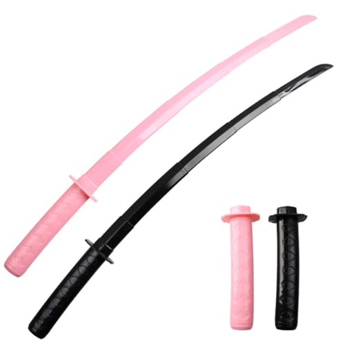EIHI 2 Stück Ninja Schwert 3D-gedrucktes einziehbares Samurai-Schwert Lustiges einziehbares Samurai-Spielzeug aus Kunststoff von EIHI