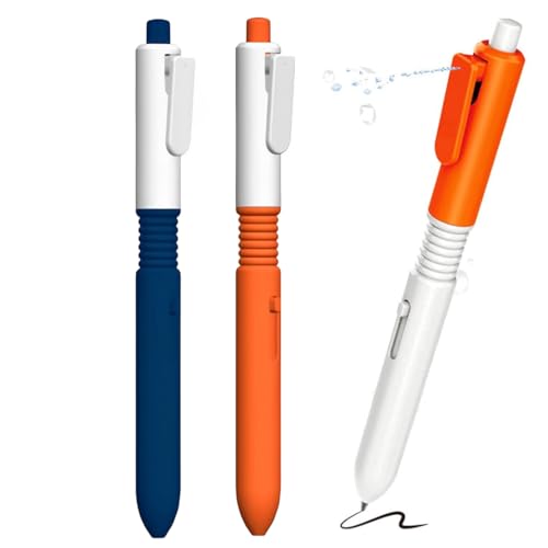 EIHI 2 Stück Streich Artikel Für Kinder, Wasserstifte für Kinder, Lustige Stifte Für Kinder, Kreatives Stift Wasserspielzeug, Witz Spritzstift Drücken Sie Zum Sprühen Von Wasser von EIHI