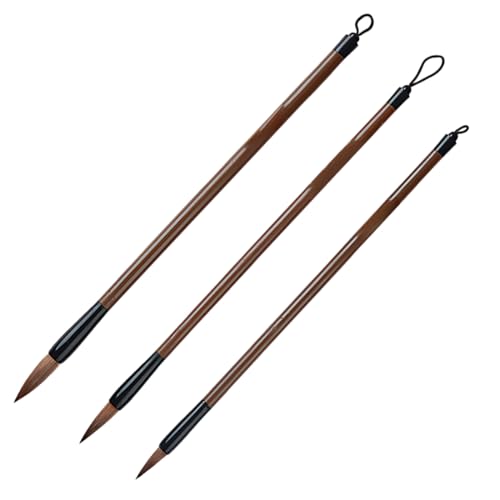 EIHI 3 Stück Kalligraphie Set Japanese Stationery Aquarellpinsel Calligraphy Set von EIHI