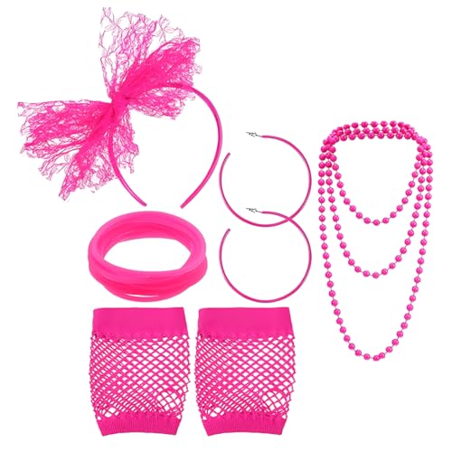 EIHI 90er 80er Accessoires, Kleidung Kostümzubehör Mädchen Kinder 80er Kostüme Damen Party von EIHI