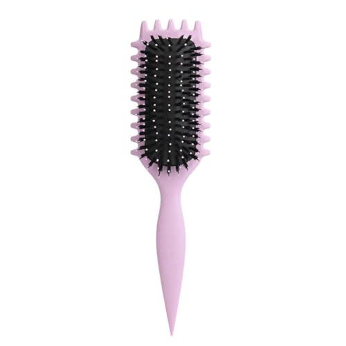 EIHI Lockenbürste,Curly Hair Brush,Curling Roll Comb Locken Bürste 2024 Neu Define Styling Brush,Curl Defining Brush,Haarbürste Zum Entwirren Für Frauen von EIHI