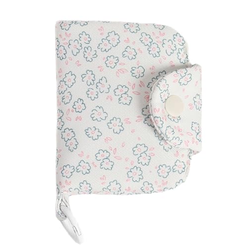 EIHI Münzbeutel - Damen-Geldbörse aus Segeltuch – mehrschichtige Geldbörse mit Blumenmuster - Portable Münze Geldbeutel - Mini Change Wallet für Frauen von EIHI