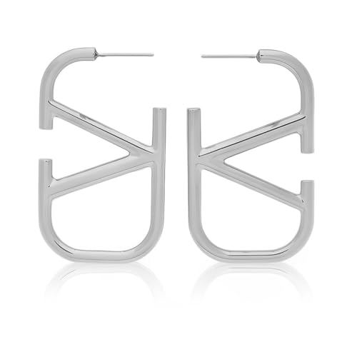EIHI Ohrringe Damen,Ohrringe Silber Hängend,Silber Geometrische Buchstabe Ohrringe Große Ohrringe Hypoallergen Hängend Für Frauen Und Mädchen EIHI Ohrringe Damen,Ohrringe Silber Hängend,Silber Geometrische Buchstabe Ohrringe Große Ohrringe Hypoallergen Hängend Für Frauen Und Mädchen von EIHI