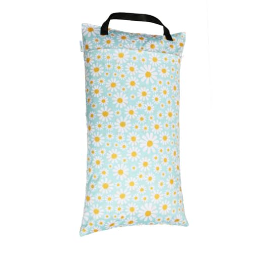 EIHI Windeltaschen Wetbag Kindergarten Nasstaschen Nasse und Trocken Wickeltasche Wasserdicht Waschbar Organiser für Kleinkind Windeln Reisen Gym Strand Pool L-N97 von EIHI