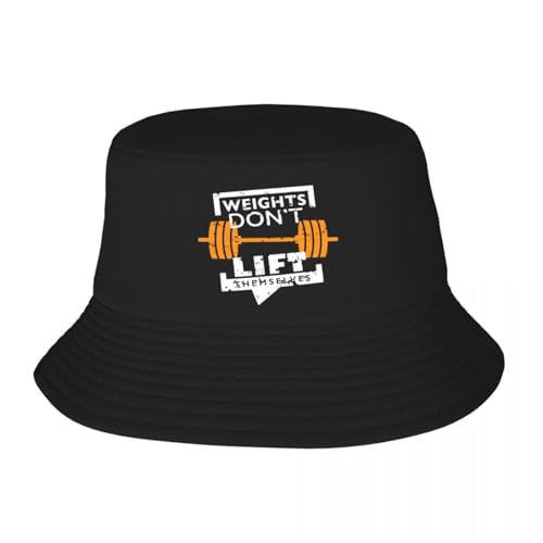 EIILBEIS Herren Baseballmütze Sonnenhüte für Damen Custom Gym Bodybuilding Workout Fitness Strand Eimer Hut Frauen Männer Unisex Sommer Fischerhut das Geschenk von EIILBEIS