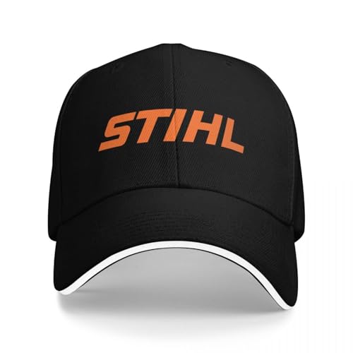 EIILBEIS Unisex Personalisiert Visier Schutz Hut STIHLs Elektrowerkzeug Baseball Kappe Retro Deutschland Maschine Sandwich Kappe Unisex Stil Verstellbar Papa Hut Reise Geschenk Geschenke von EIILBEIS