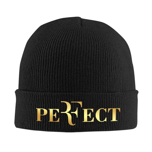 EIILHUED Roger Federer Perfect Strickmützen Damen Herren Skullies Mützen Herbsthüte Acryl Warme Melone Mütze EIILHUED Roger Federer Perfect Strickmützen Damen Herren Skullies Mützen Herbsthüte Acryl Warme Melone Mütze von EIILHUED